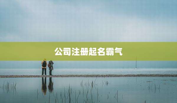 公司注册起名霸气