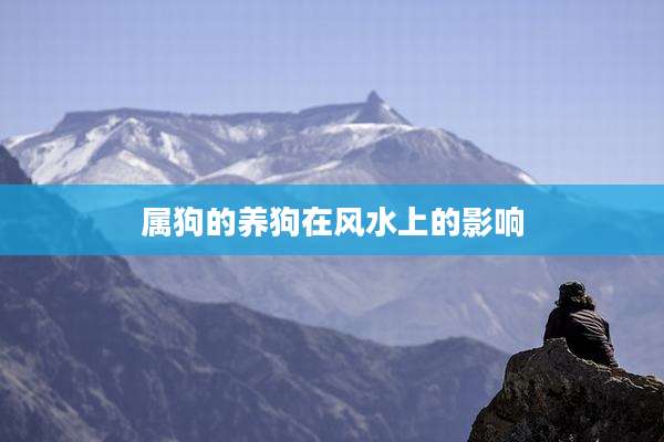 属狗的养狗在风水上的影响