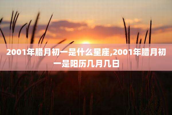 2001年腊月初一是什么星座,2001年腊月初一是阳历几月几日