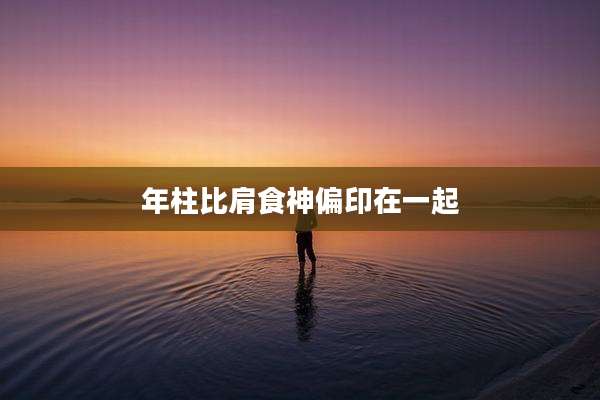年柱比肩食神偏印在一起