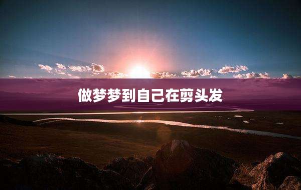 做梦梦到自己在剪头发