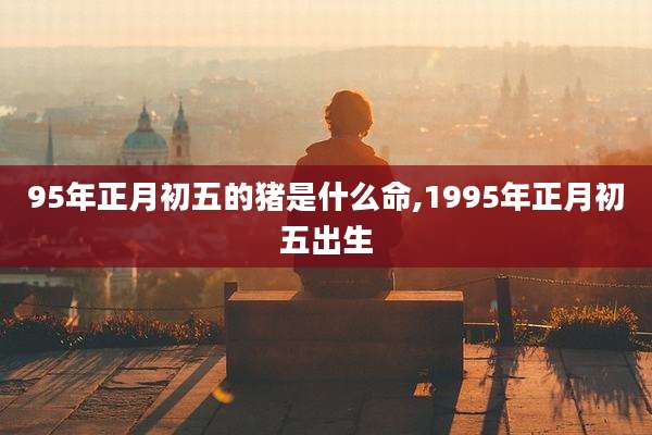 95年正月初五的猪是什么命,1995年正月初五出生