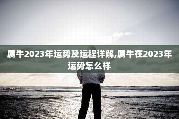 属牛2023年运势及运程详解,属牛在2023年运势怎么样