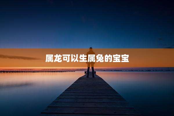 属龙可以生属兔的宝宝