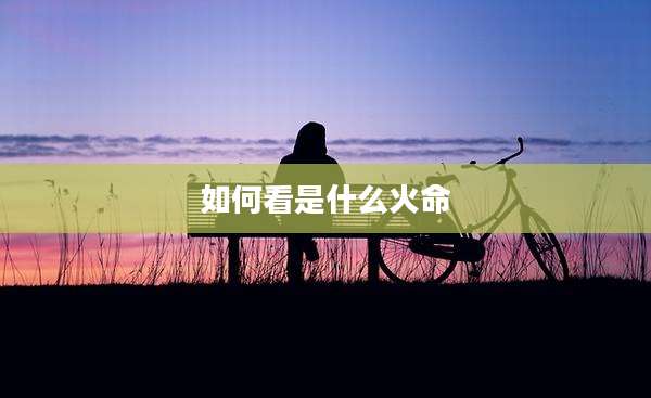 如何看是什么火命