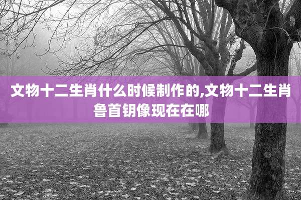 文物十二生肖什么时候制作的,文物十二生肖鲁首钥像现在在哪