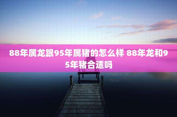 88年属龙跟95年属猪的怎么样 88年龙和95年猪合适吗