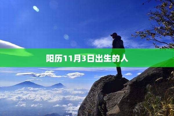 阳历11月3日出生的人