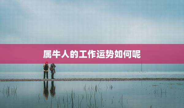 属牛人的工作运势如何呢