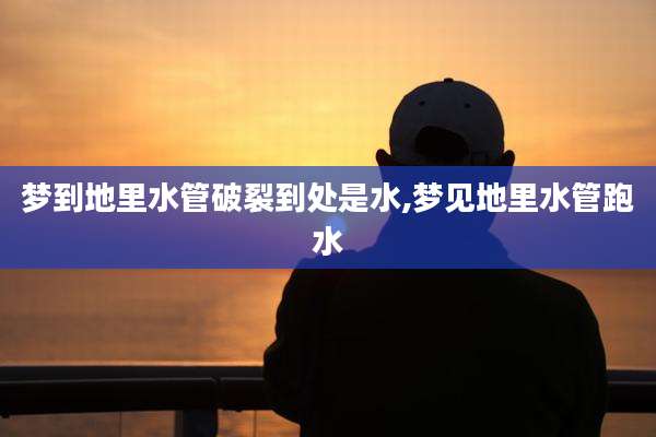 梦到地里水管破裂到处是水,梦见地里水管跑水