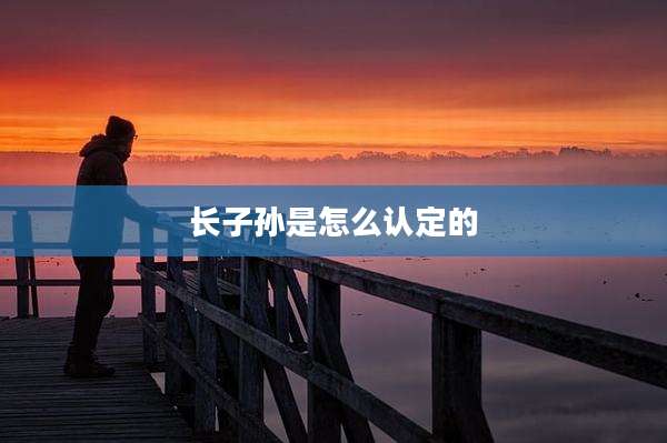长子孙是怎么认定的