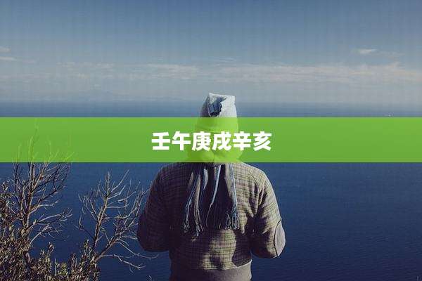 壬午庚戌辛亥