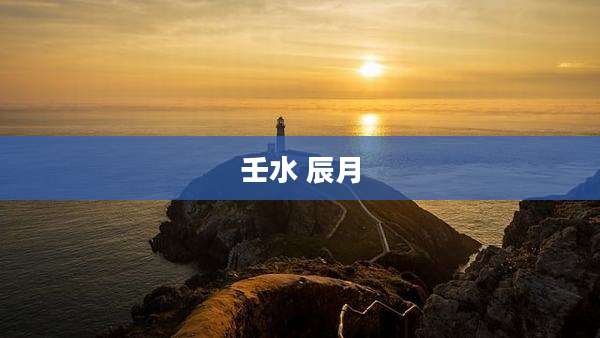 壬水 辰月