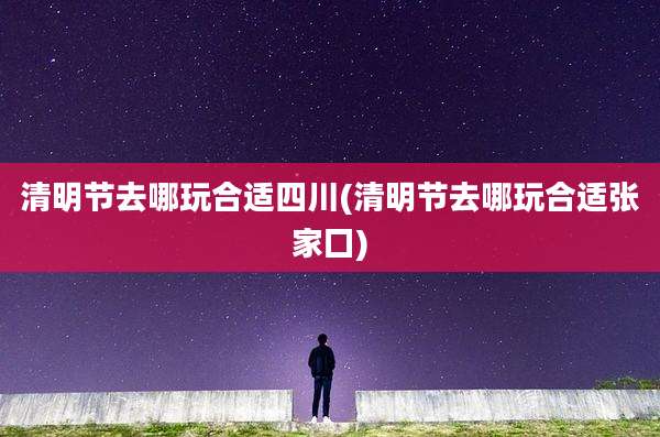 清明节去哪玩合适四川(清明节去哪玩合适张家囗)
