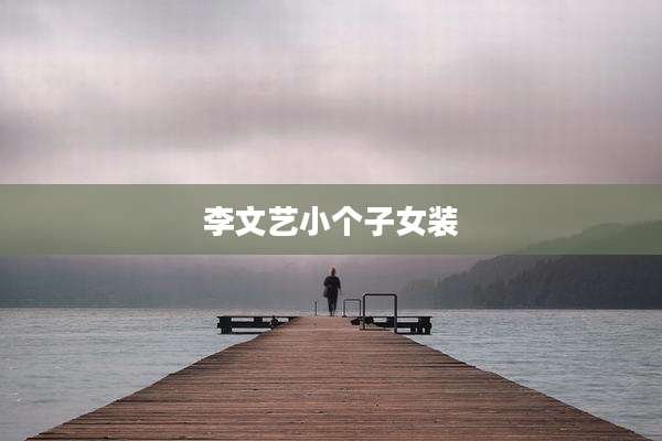 李文艺小个子女装