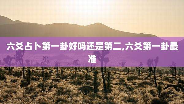 六爻占卜第一卦好吗还是第二,六爻第一卦最准