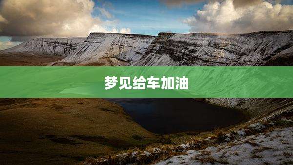 梦见给车加油