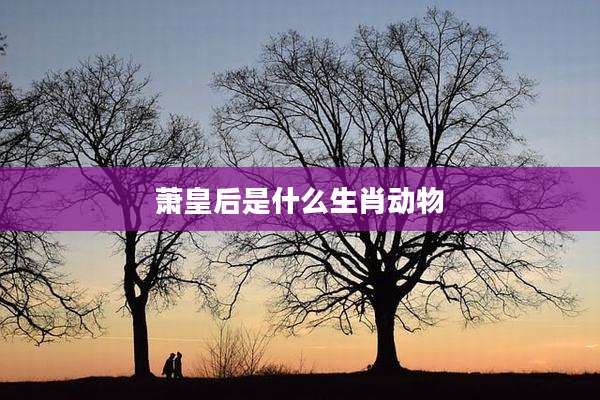 萧皇后是什么生肖动物
