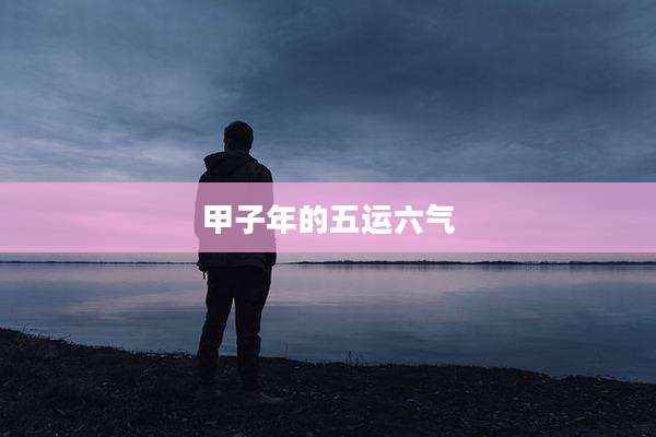 甲子年的五运六气