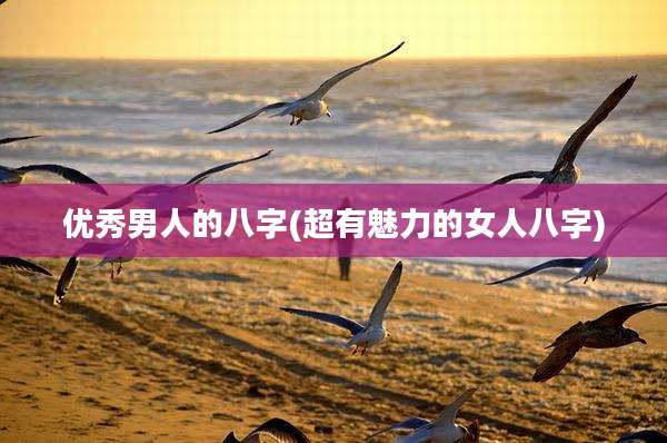 优秀男人的八字(超有魅力的女人八字)