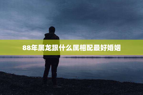 88年属龙跟什么属相配最好婚姻