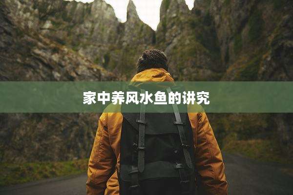 家中养风水鱼的讲究