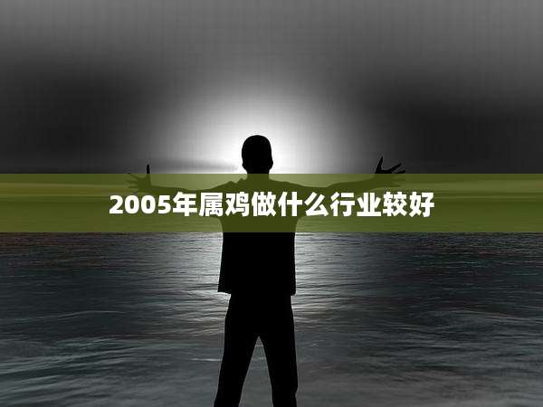 2005年属鸡做什么行业较好