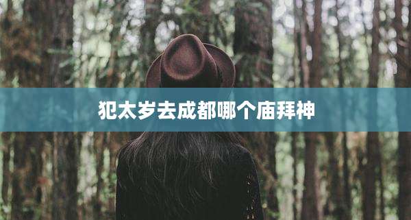 犯太岁去成都哪个庙拜神