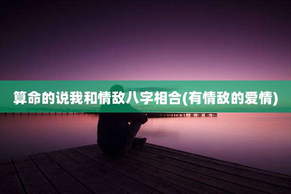 算命的说我和情敌八字相合(有情敌的爱情)