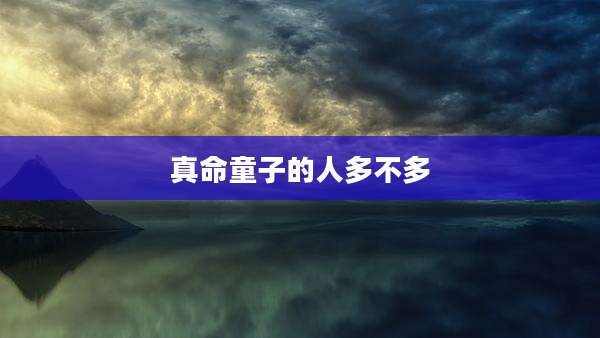 真命童子的人多不多