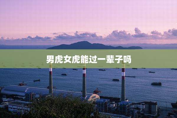 男虎女虎能过一辈子吗