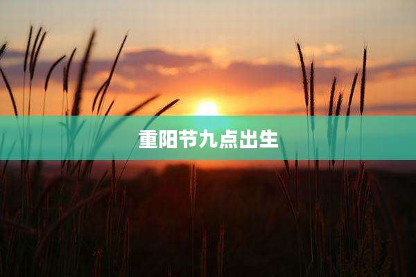 重阳节九点出生