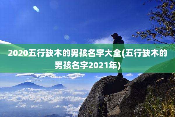 2020五行缺木的男孩名字大全(五行缺木的男孩名字2021年)