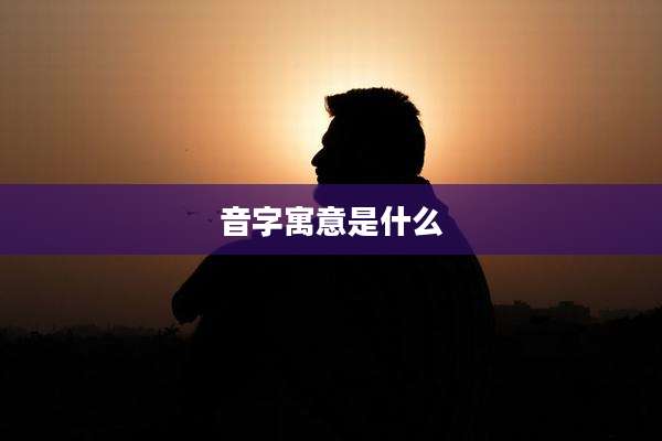 音字寓意是什么
