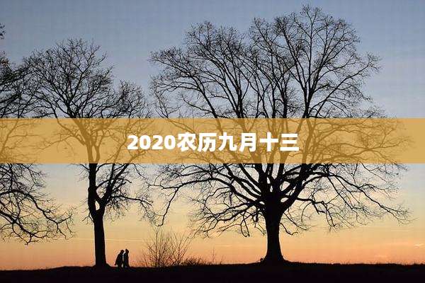 2020农历九月十三