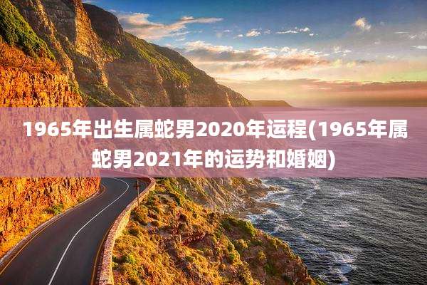 1965年出生属蛇男2020年运程(1965年属蛇男2021年的运势和婚姻)