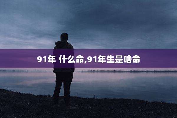 91年 什么命,91年生是啥命