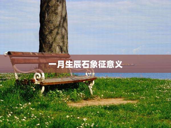 一月生辰石象征意义