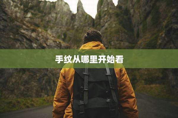 手纹从哪里开始看