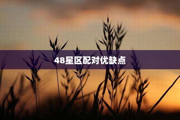 48星区配对优缺点
