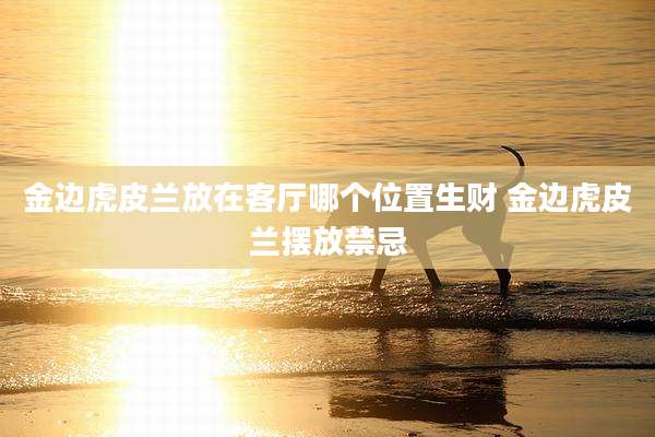 金边虎皮兰放在客厅哪个位置生财 金边虎皮兰摆放禁忌