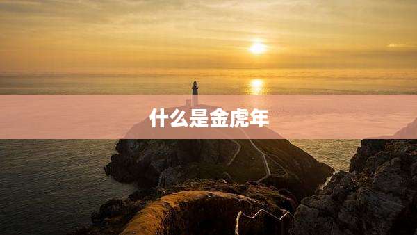 什么是金虎年