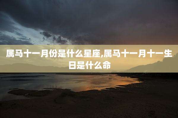 属马十一月份是什么星座,属马十一月十一生日是什么命