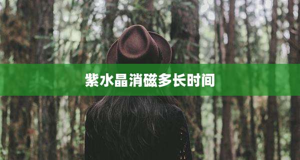 紫水晶消磁多长时间
