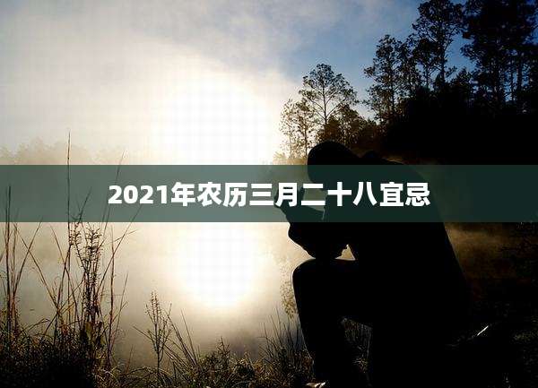 2021年农历三月二十八宜忌