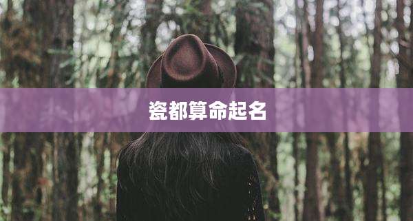 瓷都算命起名