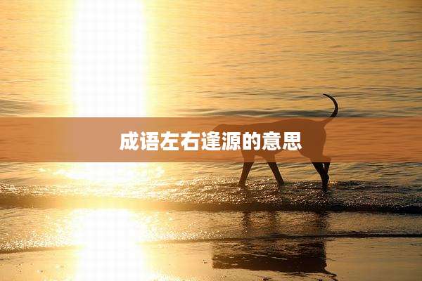 成语左右逢源的意思