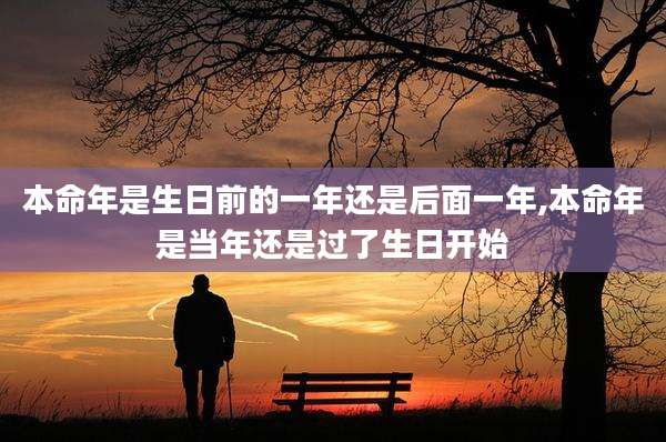 本命年是生日前的一年还是后面一年,本命年是当年还是过了生日开始