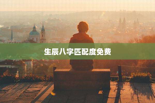 生辰八字匹配度免费