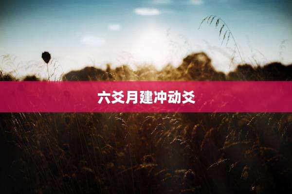六爻月建冲动爻